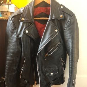 Straight To Hell Leather Jacket Size 34